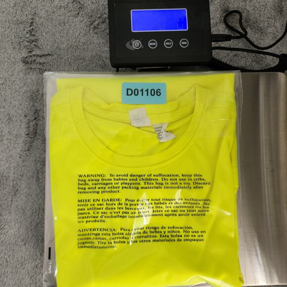 Clique Top Womens XS Hi-Visibility Yellow Spin Eco Performance Long Sleeve Tee - Picture 8 of 8